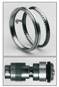 Motorisation des objectifs Canon EF. En haut : moteur USM en couronne. En bas : moteur Micro-USM.