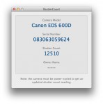 L'application Shuttercount n'existe que pour Mac OS X. Son tarif est tout à fait raisonnable : 2, 69 euros via Mac App-Store.